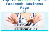 Top 10 Benefits Of A Facebook Business Page - By Buyfansfollowerscheap