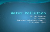 Water pollution power point-peer edit