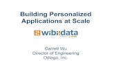 Building Personalized Applications at Scale