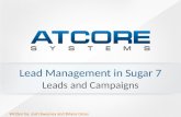 Lead Management in SugarCRM Series: Campaigns and Conversions