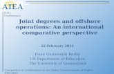 AIEA 2011 Presentation: Joint Degrees and Offshore Operations: An International Comparative Perspective