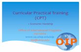 Curricular practical training