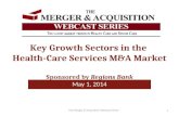 Key Growth Sectors in the Health Care Services M&A Market