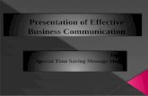Presentation of effective business communication aa