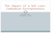 The $25 Loan: Cambodian Entrepreneurs