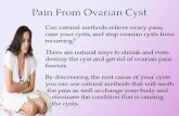 Pain From Ovarian Cyst