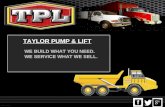 Services of taylor pump and lift