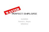 WANTED: Perfect Employee