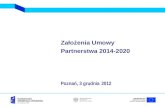 Założenia Umowy Partnerstwa 2014-2020 (Poznań)