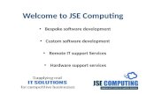 JSE Computing Ltd - Bespoke Software Development Belfast