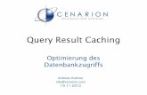 Query Result Caching