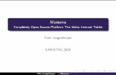 Mamona presentation at linuxtag