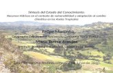 Recursos Hídricos en el contexto de vulnerabilidad y adaptación al cambio climático en los Andes Tropicales. M.T. Armijos