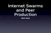 Internet Swarms and Peer Production