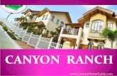 Canyon Ranch Presentation
