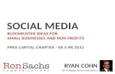 Social Media for Small Biz and Non-Profits