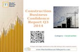 Construction Business Confidence Report Q3 2014