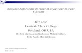 Request Algorithms In Freenet Style Peer To Peer Systems