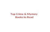 Top Crime and Mystery Books to read