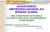 Climate Change and Agro-meteorology