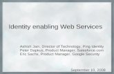 Identity Enabling Web Services