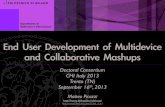 End User Development of Multidevice and Collaborative Mashups