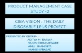 Product management case study ciba vision