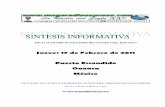 Sintesis Informativa 170211