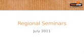July regional seminar