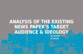 Analysis of the existing news paper’s target audience