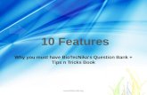 10 features Why you must have BioTecNika's Question Bank + Tips n Tricks Book