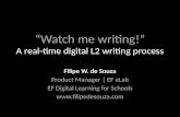 "Watch me writing!" A real-time L2 digital writing process