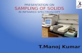 Sampling of solids in IR spectroscopy