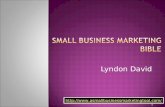 Small business marketing bible