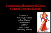 Consumer Influence and Cross Culture Communication