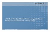 Atlas.ti   making sense of research data in policy analysis