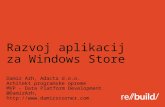 Razvoj aplikacij za Windows Store