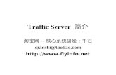 Traffic server overview