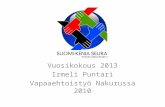 Suomi-Kenia Seura, Finnish Kenyan Society, Annual Meeting 2013