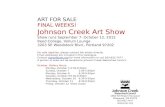 Johnson creek art show work available for purchase 2012 complete