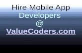 Hire mobile app developers