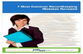 7 Most Common Recordkeeping Mistakes