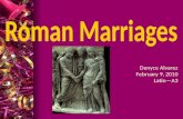 Roman Marriages
