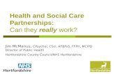 Do health and social care partnerships actually work?