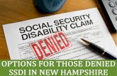 Options For Those Denied SSDI in New Hampshire
