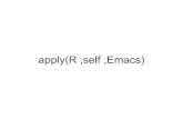 Apply(r ,self ,emacs)