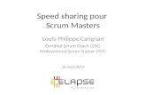 Speed sharing pour Scrum Masters