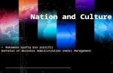 Nation and culture