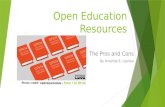 Open education resources pro and con