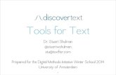 DiscoverText: Tools for Text